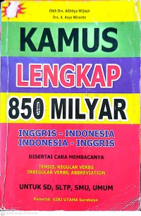 Image of Kamus Lengkap 850 Milyar Inggris - Indonesia Indonesia - Inggris