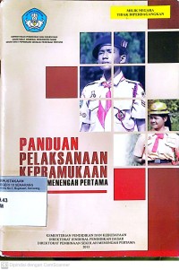 Image of Panduan Pelaksanaan Kepramukaan Sekolah Menengah Pertama